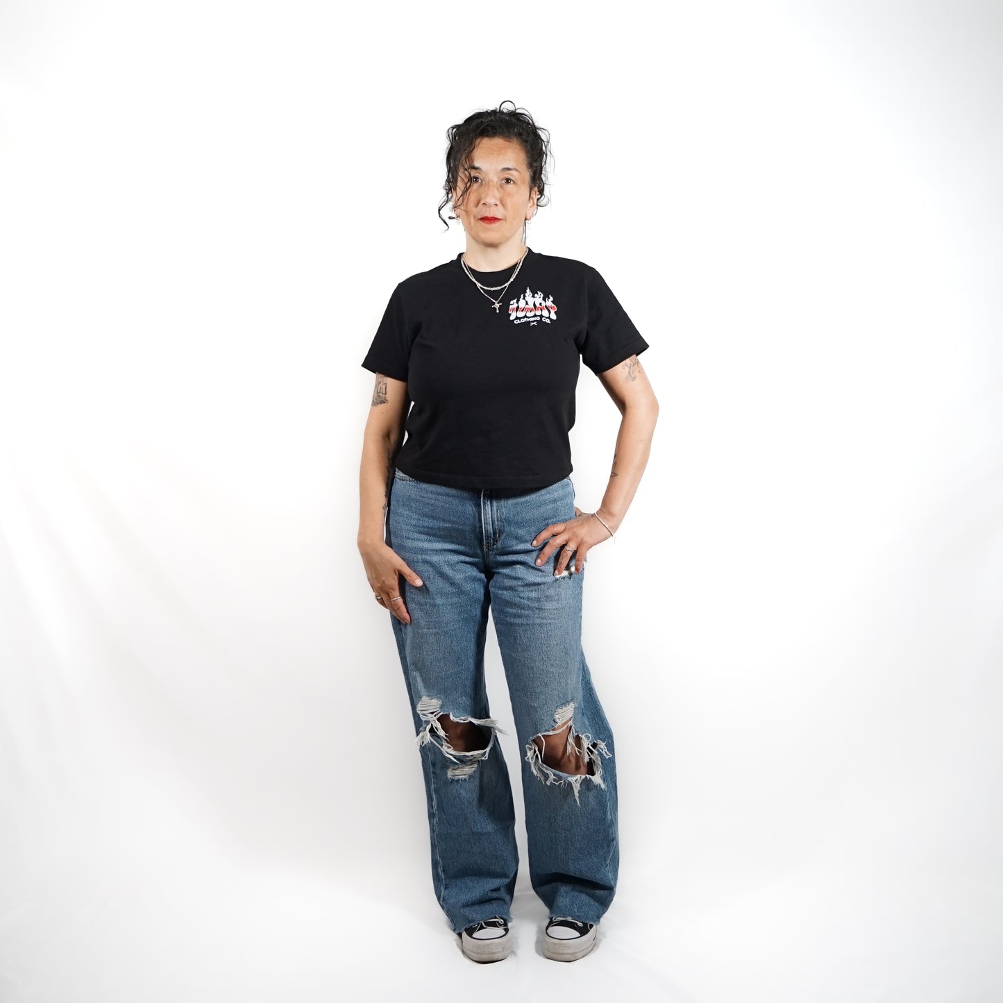 WITNESS CROP TOP (BLACK)