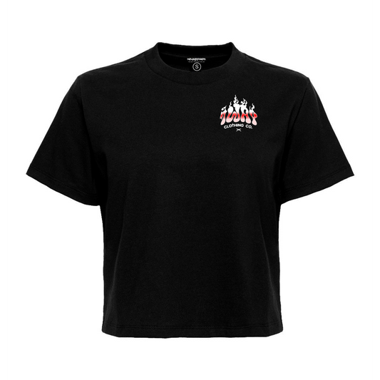 WITNESS CROP TOP (BLACK)