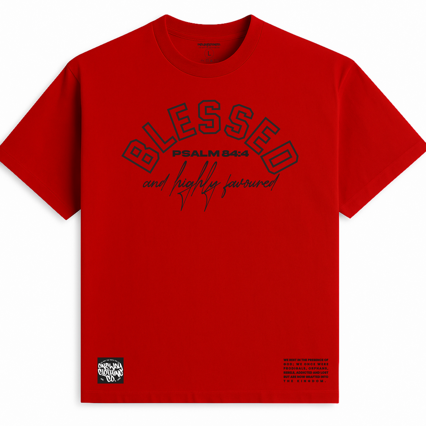 B&HF Crew Tee (RED)