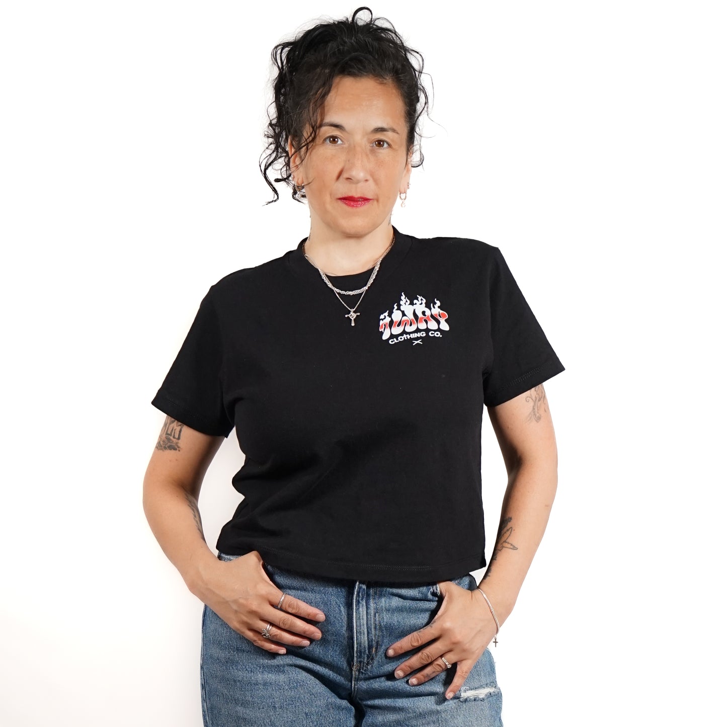 WITNESS CROP TOP (BLACK)