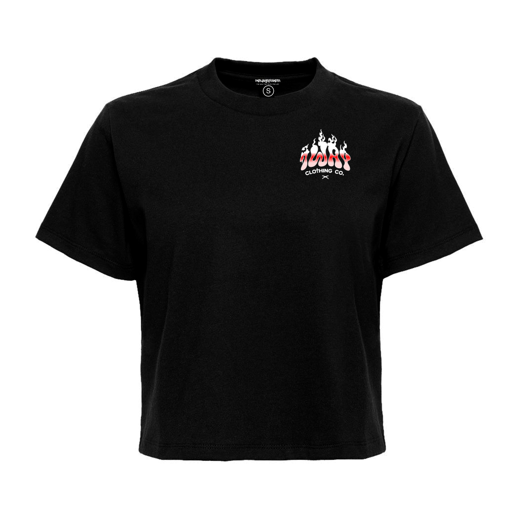 WITNESS CROP TOP (BLACK)